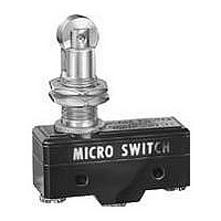 Basic / Snap Action / Limit Switches BZ BASIC SWITCH DPDT 15A/250VAC RLR PLNGR