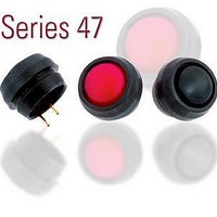 Pushbutton Switches PANEL SEALED RED