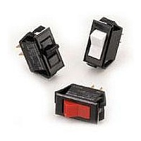 Rocker Switches & Paddle Switches SPDT ON-OFF-ON BLK