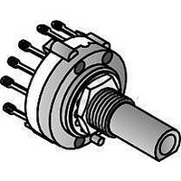 Rotary Switches 2 POLE 5 POS D SHAFT