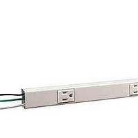 Power Outlet Strips 5'L 10 outlets 6" center distance