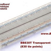 Prototyping Products TRANSP 830 TIE PT PLUG IN BRDBOARD