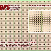 Prototyping Products ProtoBoard-3U-CONN 1 sided