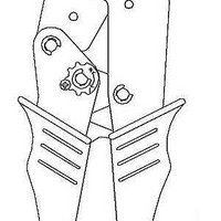 Crimping, Stripping, Cutting Tools & Drills CRIMP TOOL W/DIE .255/.213/.100/.068