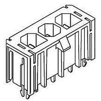 Header Connector,PCB Mount,RECEPT,3 Contacts,PIN,0.295 Pitch,PC TAIL Terminal,POLARIZED LCK