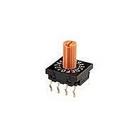 DIP Switches / SIP Switches DIP 10 Ext Shaft-Ylw 0.1A 5VDC 2.54mm SMD