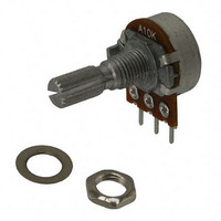 POT ROTARY 10K OHM 16MM PC PIN