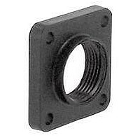 Connector Accessories Panel Mount Flange Thermoplastic Black