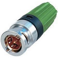 RF/COAXIAL, BNC PLUG, STR, 75OHM, CRIMP