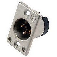 CONNECTOR, XLR, PLUG, 3POS