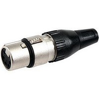 CONNECTOR, XLR, RECEPTACLE, 4POS