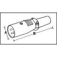 CONNECTOR, XLR, PLUG, 4POS