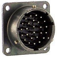 PT02E SERIES (MS3112) ENVIRONMENTAL-RESISTING BOX MOUNT RECEPTACLES, STRAIGHT BODY STYLE, SOLDER TERMINATION, 18 SHELL SIZE, 18-32 INSERT ARRANGEMENT, RECEPTACLE GENDER, 32 CONTACTS