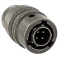 CIRCULAR CONN, PLUG, SIZE 8, 4POS, CABLE