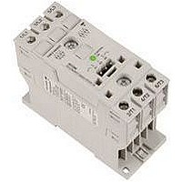 SOLID STATE CONTACTOR, 24VDC, 10mA, 3PDT, DIN RAIL/PANEL