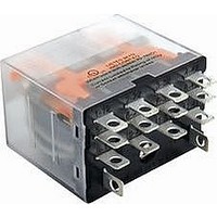 POWER RELAY, 12VDC, 15A, 4PDT, PLUG IN