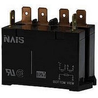 POWER RELAY, DPST-NO, 12VDC, 25A, PANEL