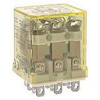 POWER RELAY, 3PDT, 24VDC, 10A, PLUG IN