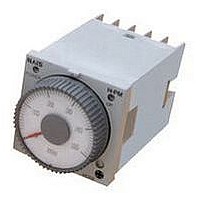 TIME DELAY RELAY, DPDT, 500H, 24VAC/DC