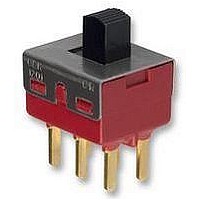 SLIDE SWITCH, DPDT, ON-OFF-ON