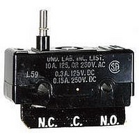 MICRO SWITCH, PIN PLUNGER, DPDT 10A 250V