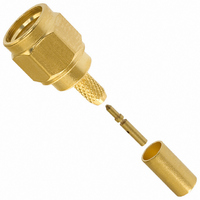 CONN PLUG STRAIGHT CRIMP GOLD SM