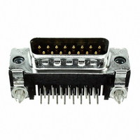 D SUB CONNECTOR, STANDARD, 15POS, PLUG