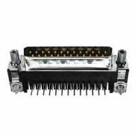 D SUB CONNECTOR, STANDARD, 25POS, PLUG