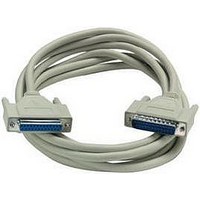 COMPUTER CABLE, SERIAL, 10FT, PUTTY