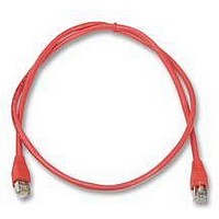 PATCH LEAD, CAT6, RED, 5M