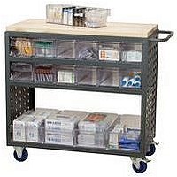 CART, LOUVERED, SMALL, 800LB WORKSTATION