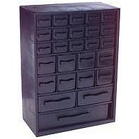 CABINET, STORAGE, 26 DRAWER, PLASTIC