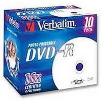 DVD-R, PRINTABLE, JC, 16X, 10PK