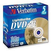DVD+R, LIGHTSCRIBE, JC, X5