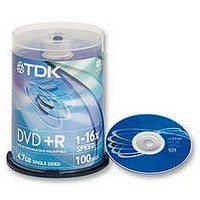 DVD+R, SPINDLE, 100PK