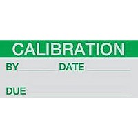 LABEL, CALIBRATION, CARD OF 14