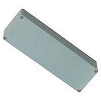 ENCLOSURE, DIN RAIL, ALUMINUM, GRAY