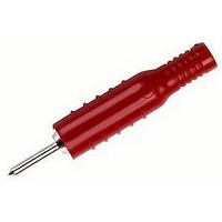 TIP PLUG, 3500V, 10A, RED