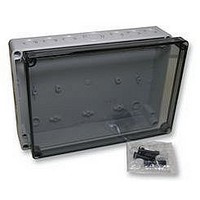 BOX, CLEAR LID, 182X180X84MM