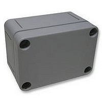 BOX, GREY LID, 94X65X57MM