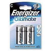 BATTERY, ULTIMATE ALKALINE, C, PK2