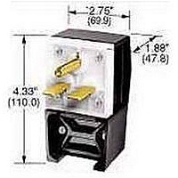 CONNECTOR, POWER ENTRY, PLUG, 50A