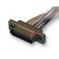 MICRO-D CONNECTOR, PLUG, 15POS, SOLDER