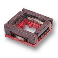 SOCKET IC, PLCC, ZIF, 44WAY