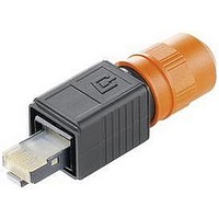 CAT6 RJ45 PLUG-IN CONNECTOR, 8POS 1 PORT