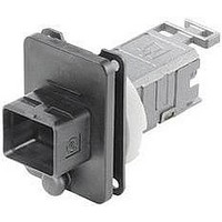 CAT6 RJ45 BULKHEAD CONN, 8POS, 1 PORT