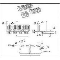 RJ11 MODULAR JACK, 6POS, 1 PORT