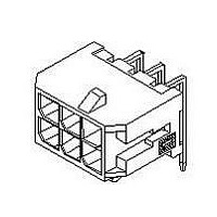 Header Connector,PCB Mount,RECEPT,10 Contacts,PIN,0.118 Pitch,R ANGLE PC TAIL Terminal,POLARIZED LCK