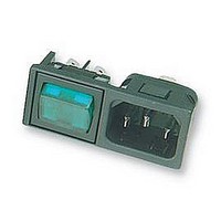 INLET, IEC, SWITCHED, GREEN