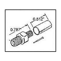 RF/COAXIAL, SMA JACK, STR, 50OHM, CRIMP